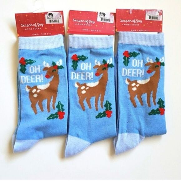 Christmas Socks 3 Pack - Picture 2 of 12